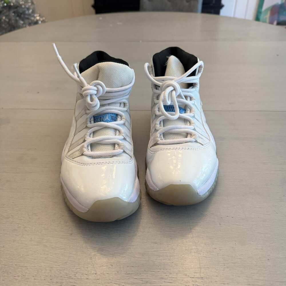 Jordan White and Black Sneakers with Streamlined Design